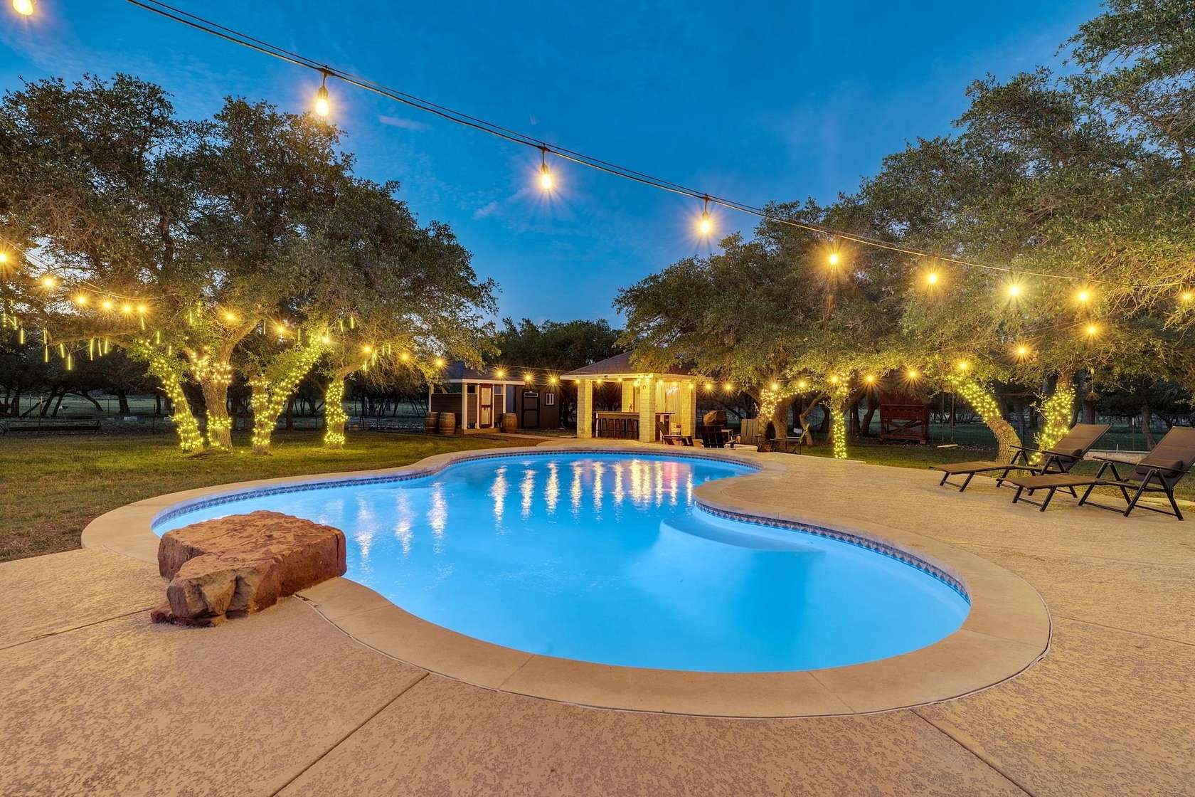 32 Acres of Land with Home for Sale in Bertram, Texas