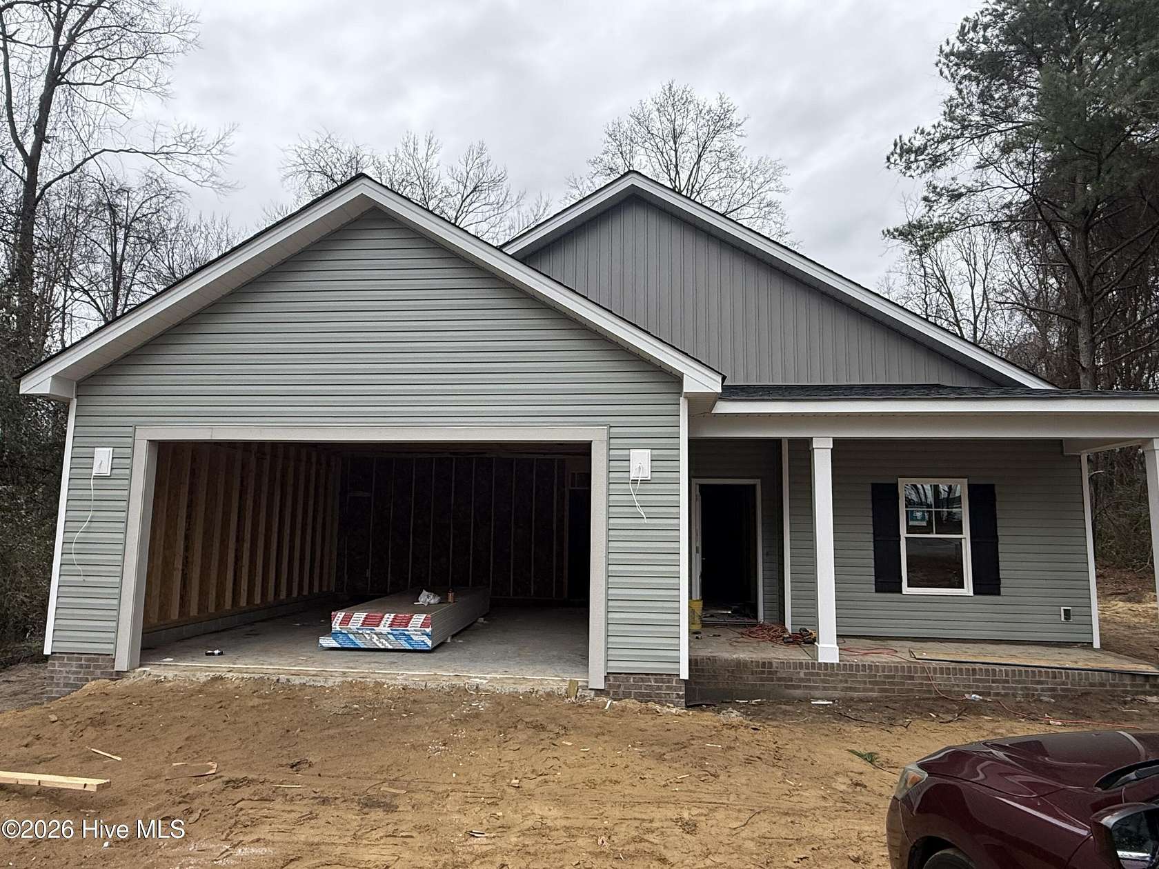 3.36 Acres of Land with Home for Sale in Deep Run, North Carolina