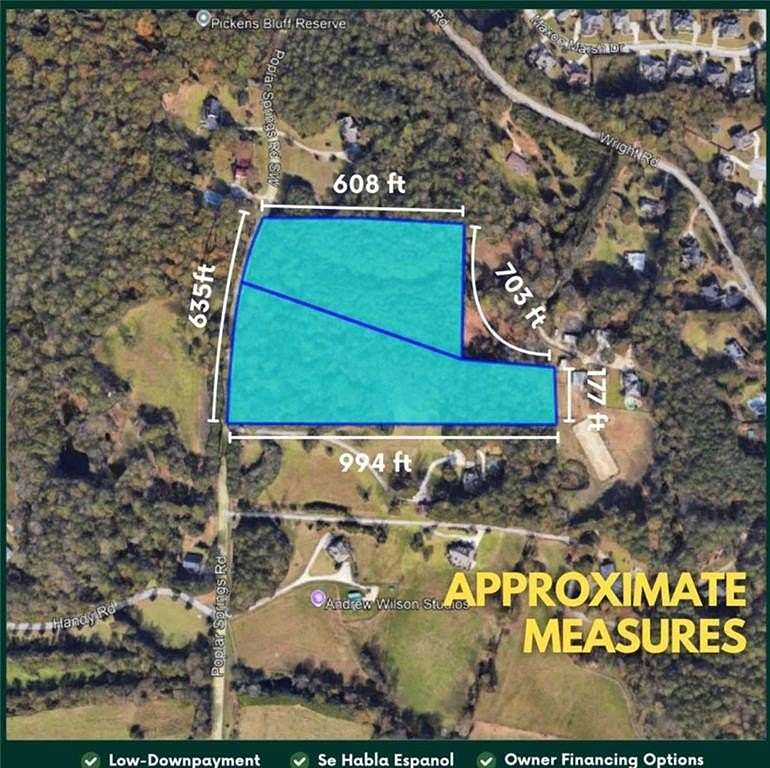 11.3 Acres of Recreational & Residential Land for Sale in Hiram, Georgia