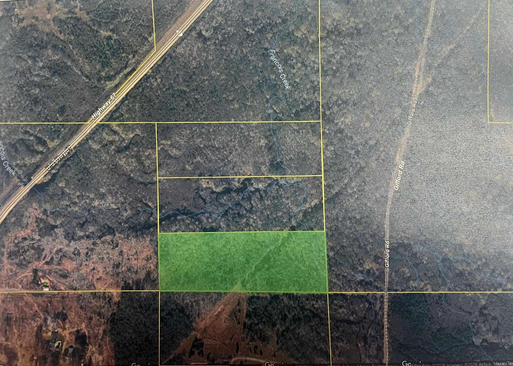 13.3 Acres of Recreational Land for Sale in Malvern, Arkansas