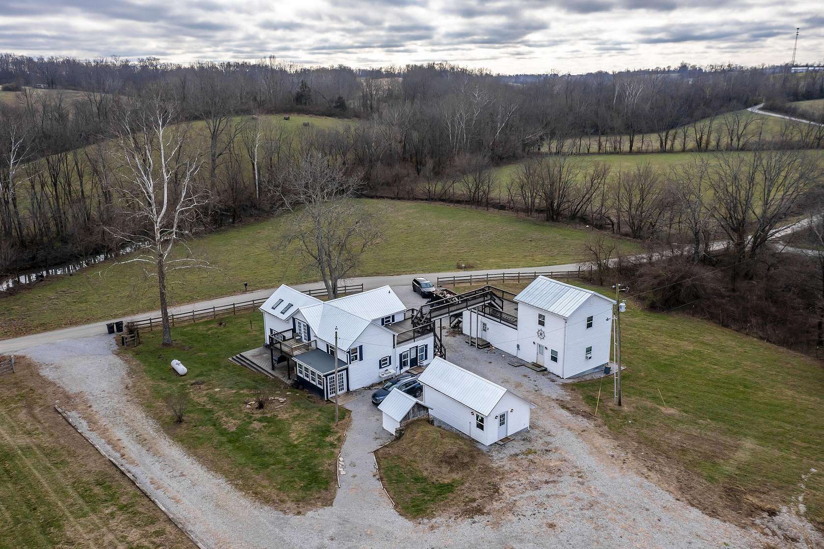 44.2 Acres of Agricultural Land with Home for Sale in Winchester, Kentucky