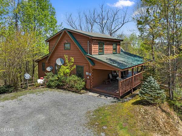 3.35 Acres of Land with Home for Sale in Pigeon Forge, Tennessee