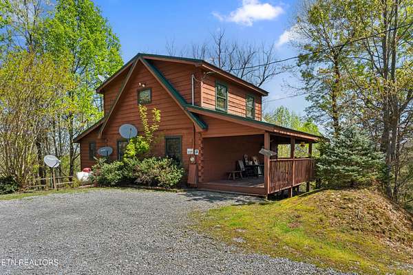 3.35 Acres of Land with Home for Sale in Sevierville, Tennessee