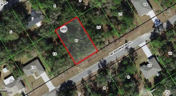 0.23 Acres of Residential Land for Sale in Citrus Springs, Florida