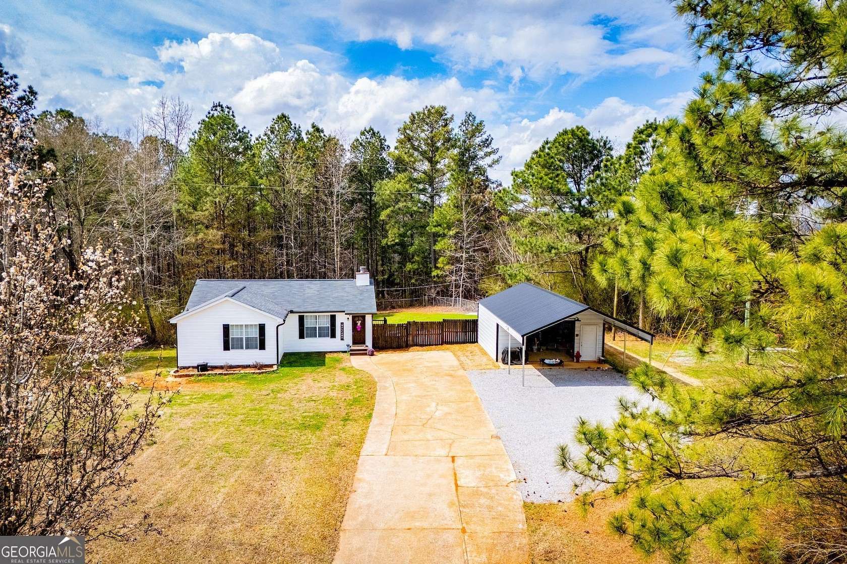 5 Acres of Land with Home for Sale in Bowdon, Georgia