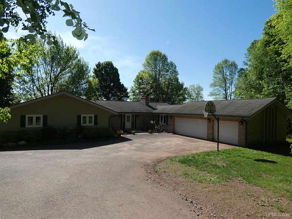7.8 Acres of Land with Home for Sale in Marenisco, Michigan