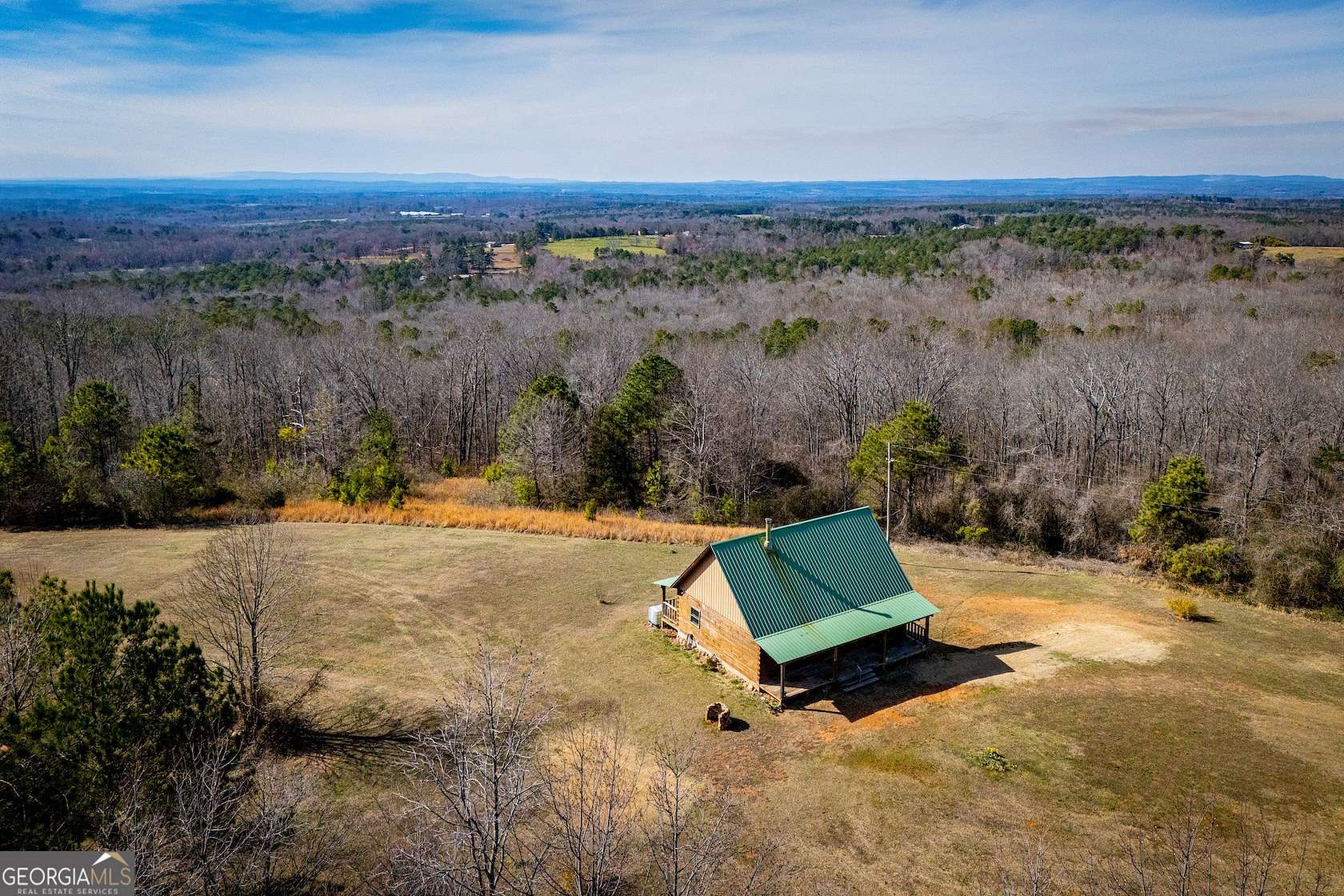 19.6 Acres of Recreational Land with Home for Sale in Woodland, Alabama