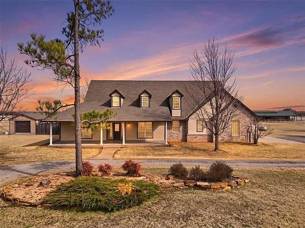 5 Acres of Land with Home for Sale in Edmond, Oklahoma