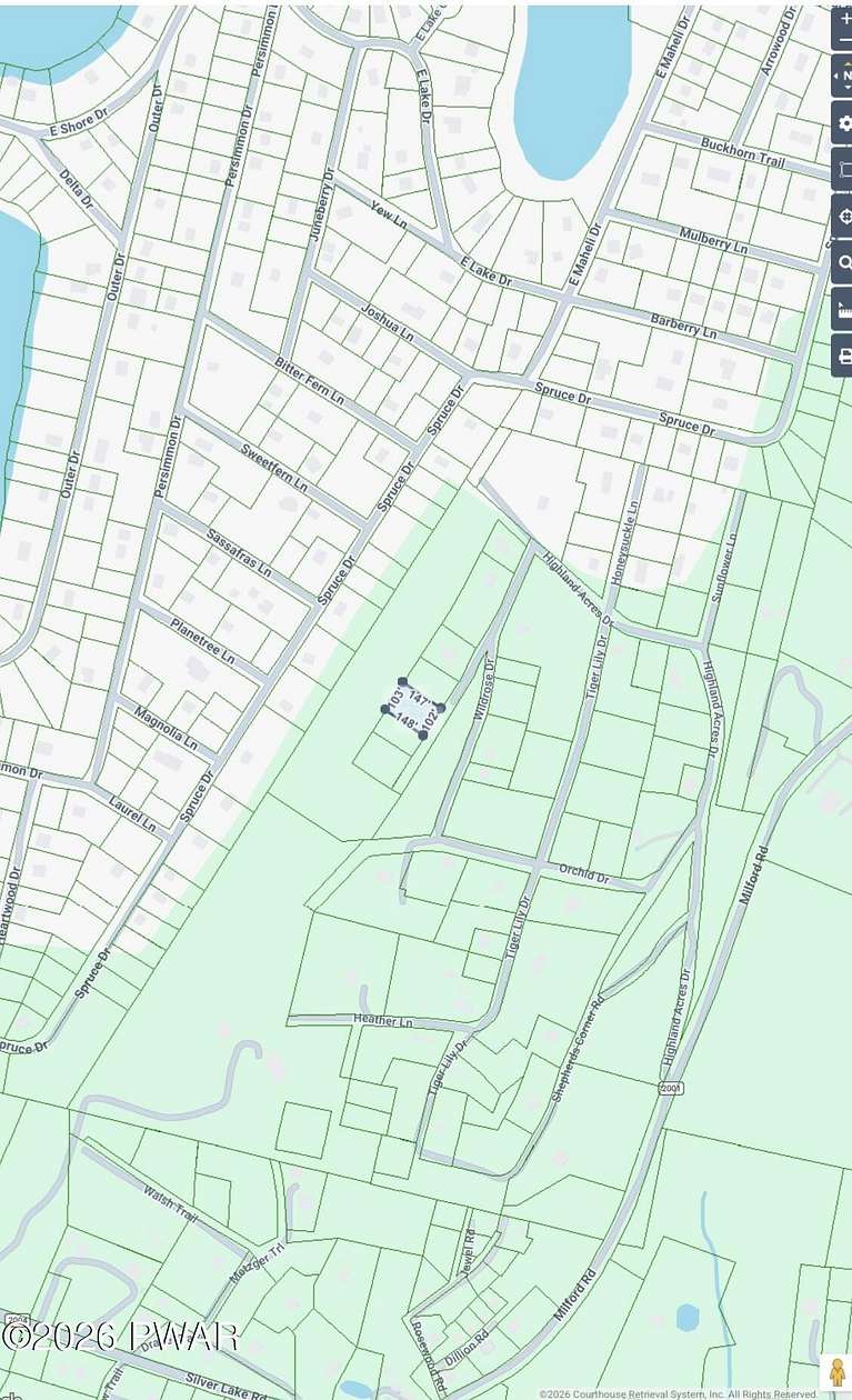 0.94 Acres of Residential Land for Sale in Dingmans Ferry, Pennsylvania