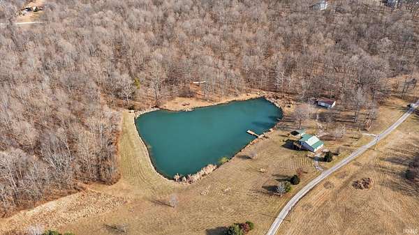 12 Acres of Recreational Land with Home for Sale in Bloomfield, Indiana