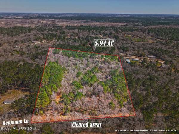 6 Acres of Residential Land for Sale in Poplarville, Mississippi