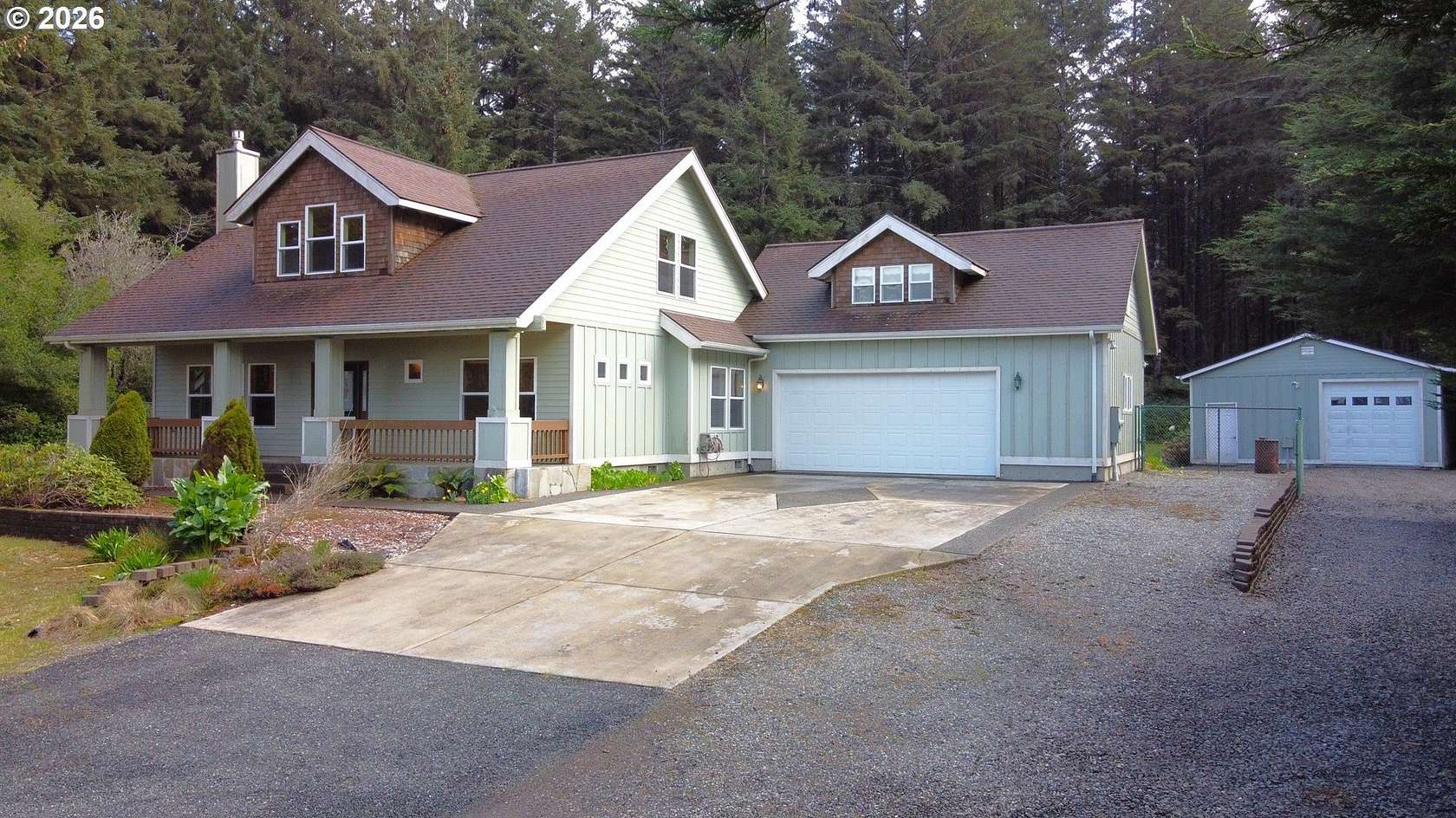 1.5 Acres of Land with Home for Sale in Coos Bay, Oregon
