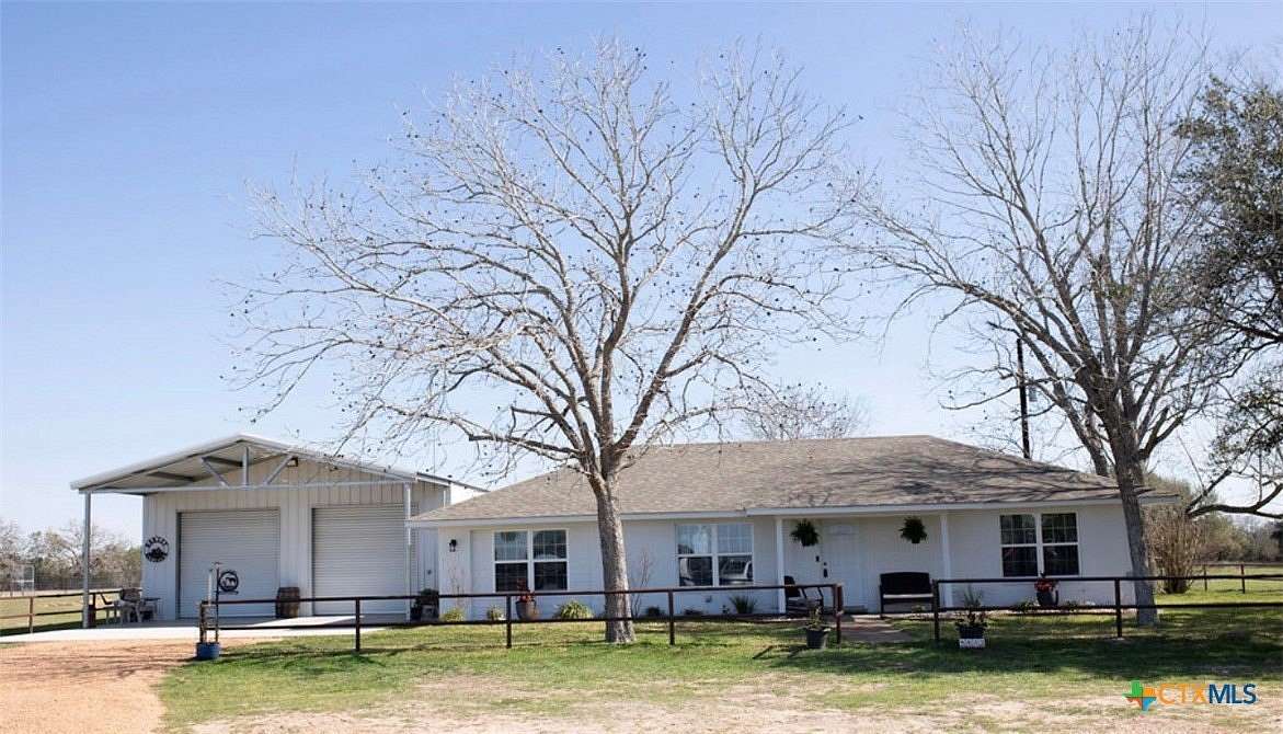 10 Acres of Land with Home for Sale in Yoakum, Texas