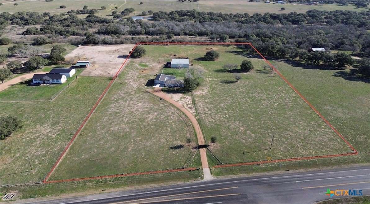 10 Acres of Land with Home for Sale in Yoakum, Texas