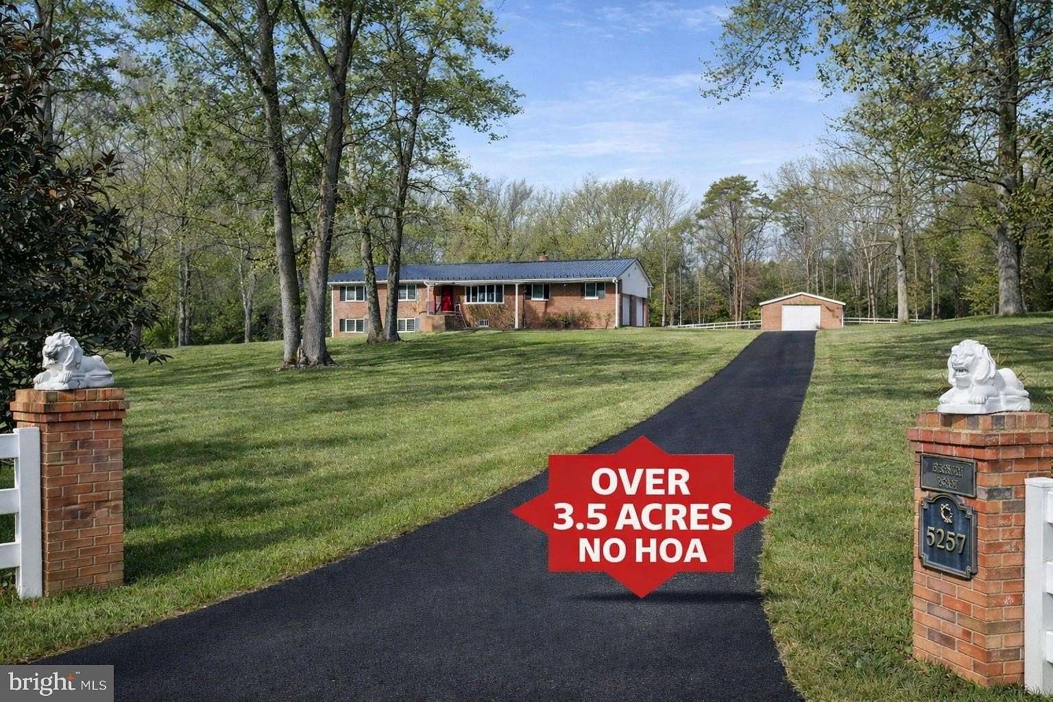 3.52 Acres of Land with Home for Sale in Waldorf, Maryland