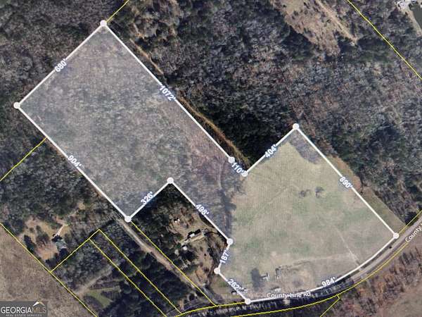 34.3 Acres of Land for Sale in Mansfield, Georgia