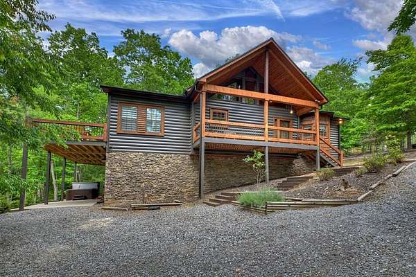 1.8 Acres of Land with Home for Sale in Mineral Bluff, Georgia