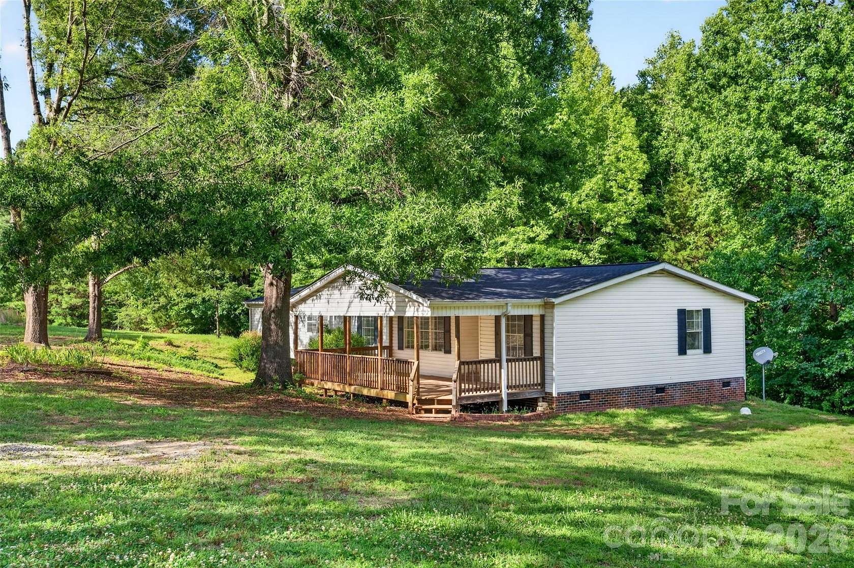 4 Acres of Land with Home for Sale in Mount Ulla, North Carolina