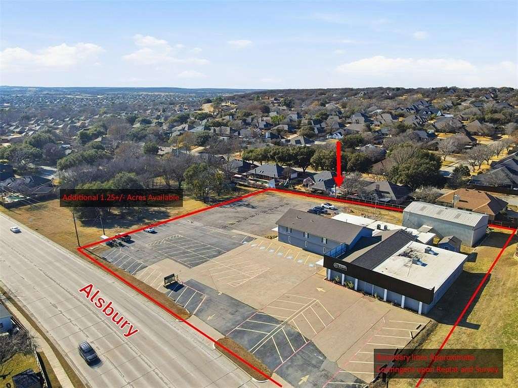 1.85 Acres of Commercial Land for Sale in Burleson, Texas