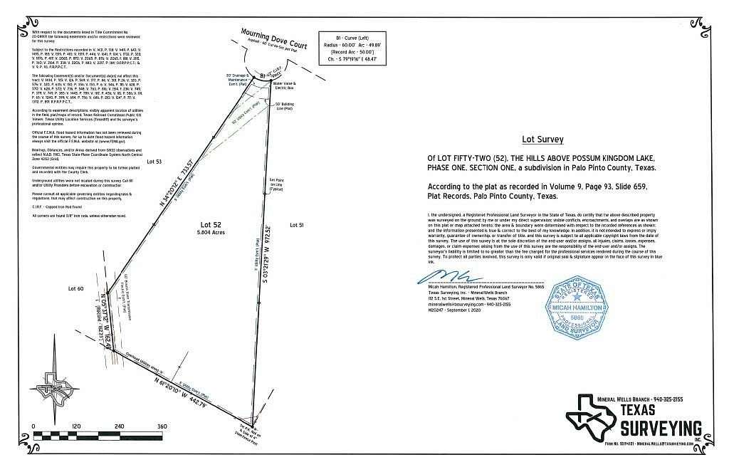5.8 Acres of Residential Land for Sale in Graford, Texas