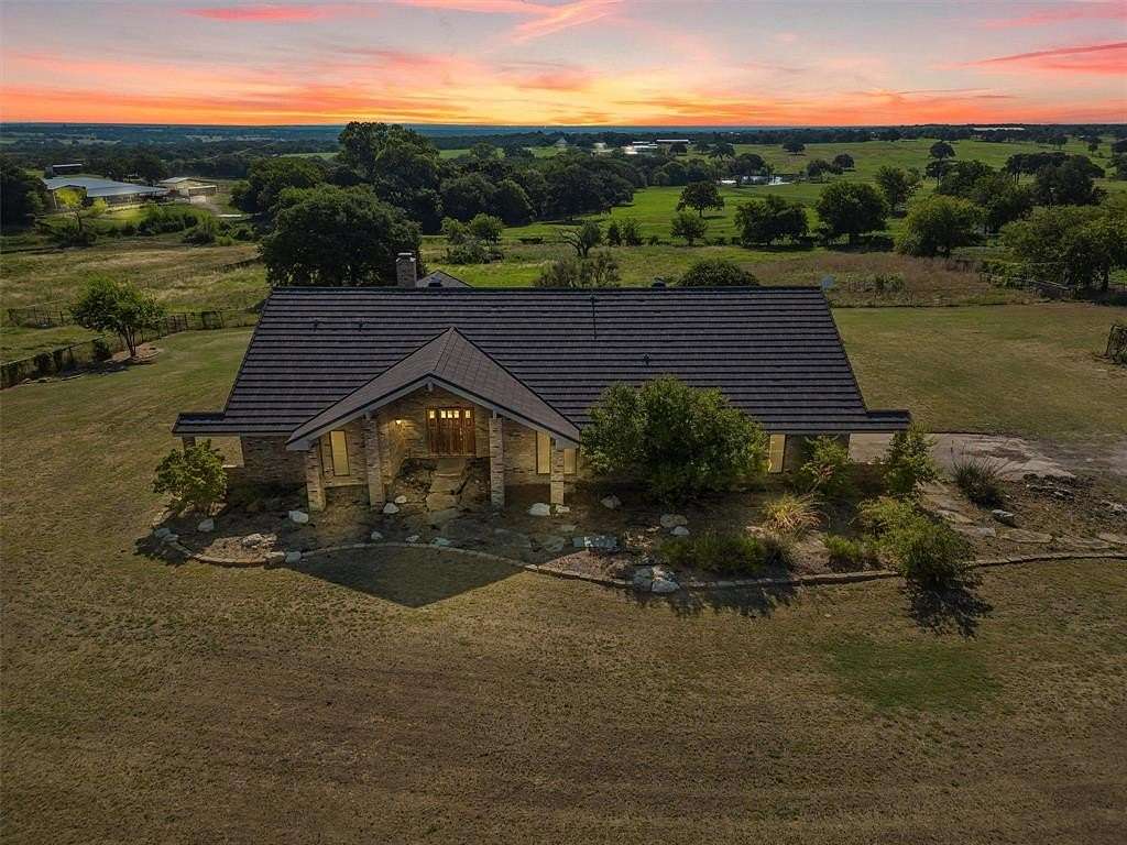 13.7 Acres of Land with Home for Sale in Poolville, Texas