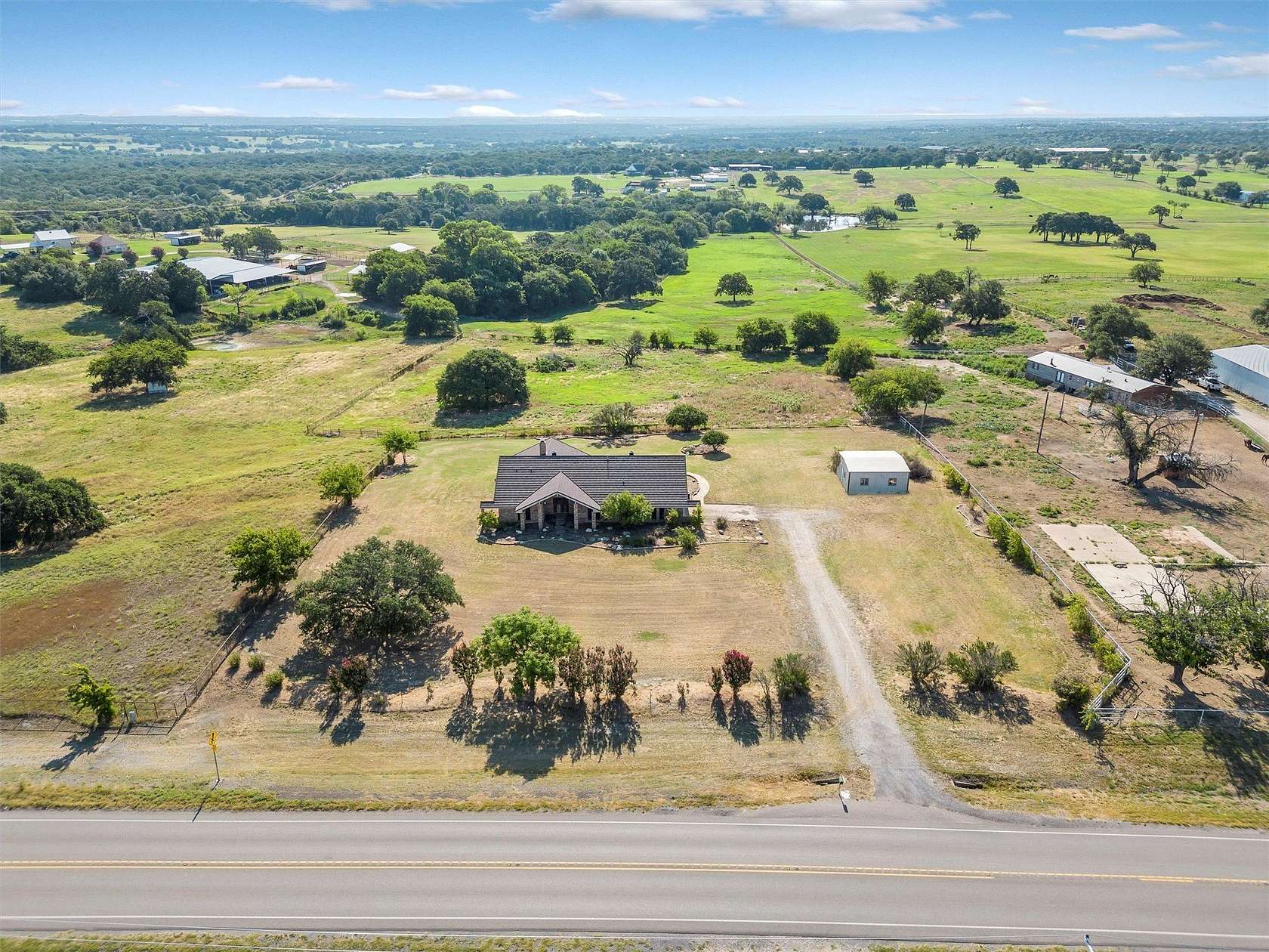 13.7 Acres of Land with Home for Sale in Poolville, Texas