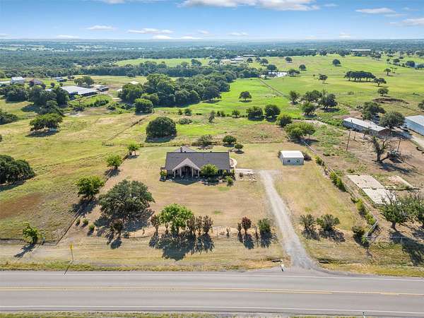 13.7 Acres of Land with Home for Sale in Poolville, Texas