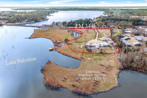 20 Acres of Recreational Land with Home for Sale in Flint, Texas