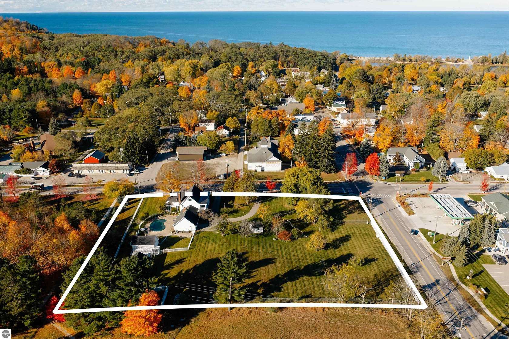 3 Acres of Improved Mixed-Use Land for Sale in Empire, Michigan
