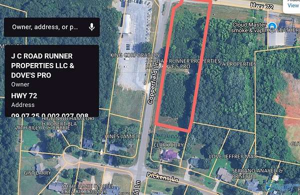 1.7 Acres of Mixed-Use Land for Sale in Huntsville, Alabama