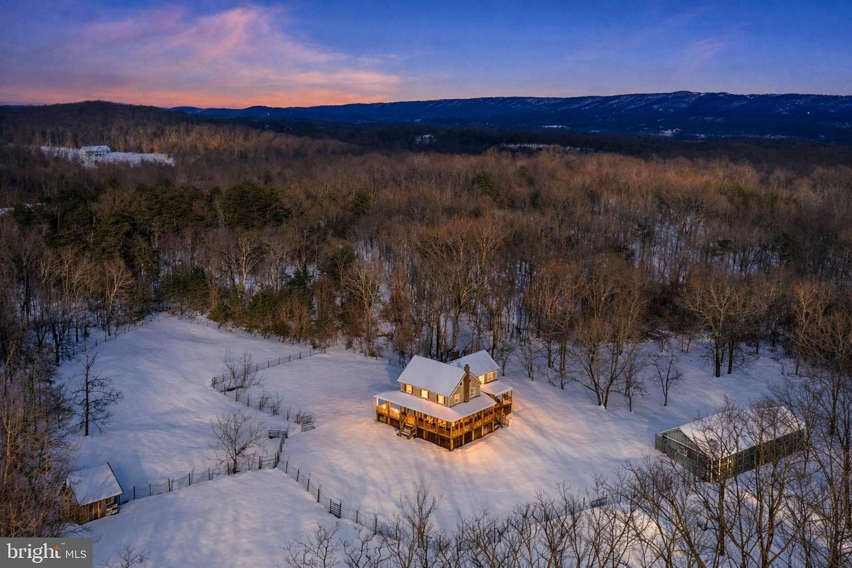 43 Acres of Recreational Land with Home for Sale in Hedgesville, West Virginia