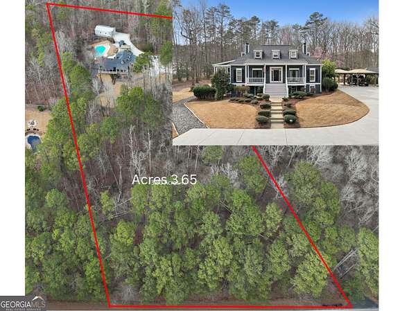 3.65 Acres of Land with Home for Sale in Peachtree City, Georgia