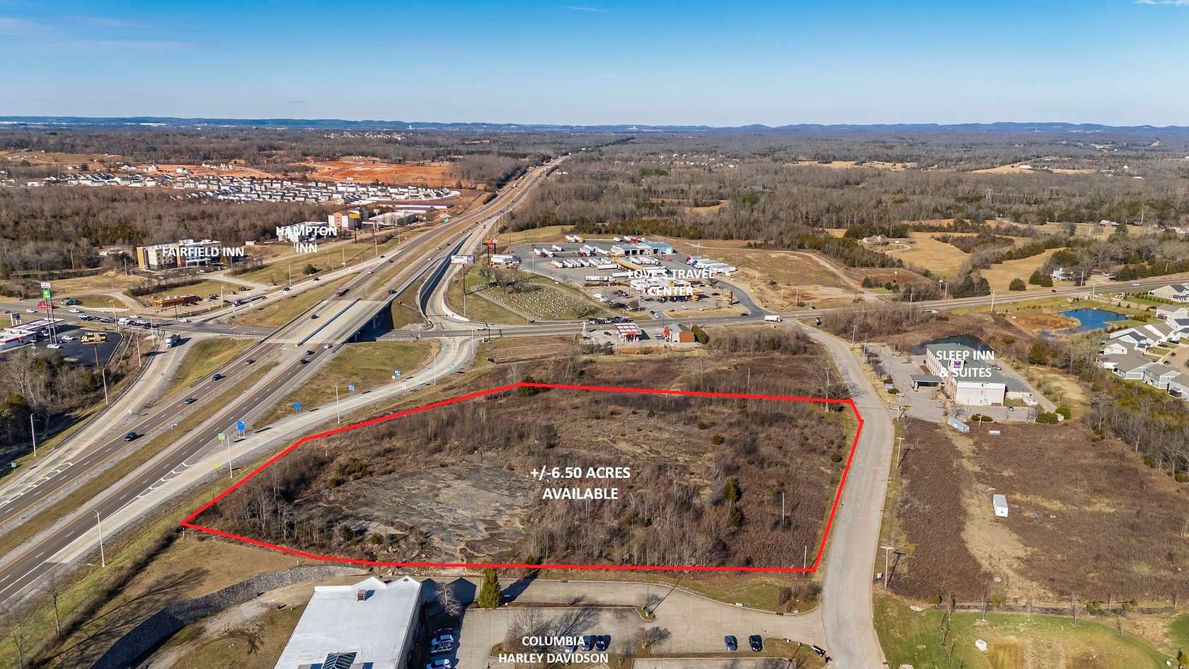 6.5 Acres of Mixed-Use Land for Sale in Columbia, Tennessee