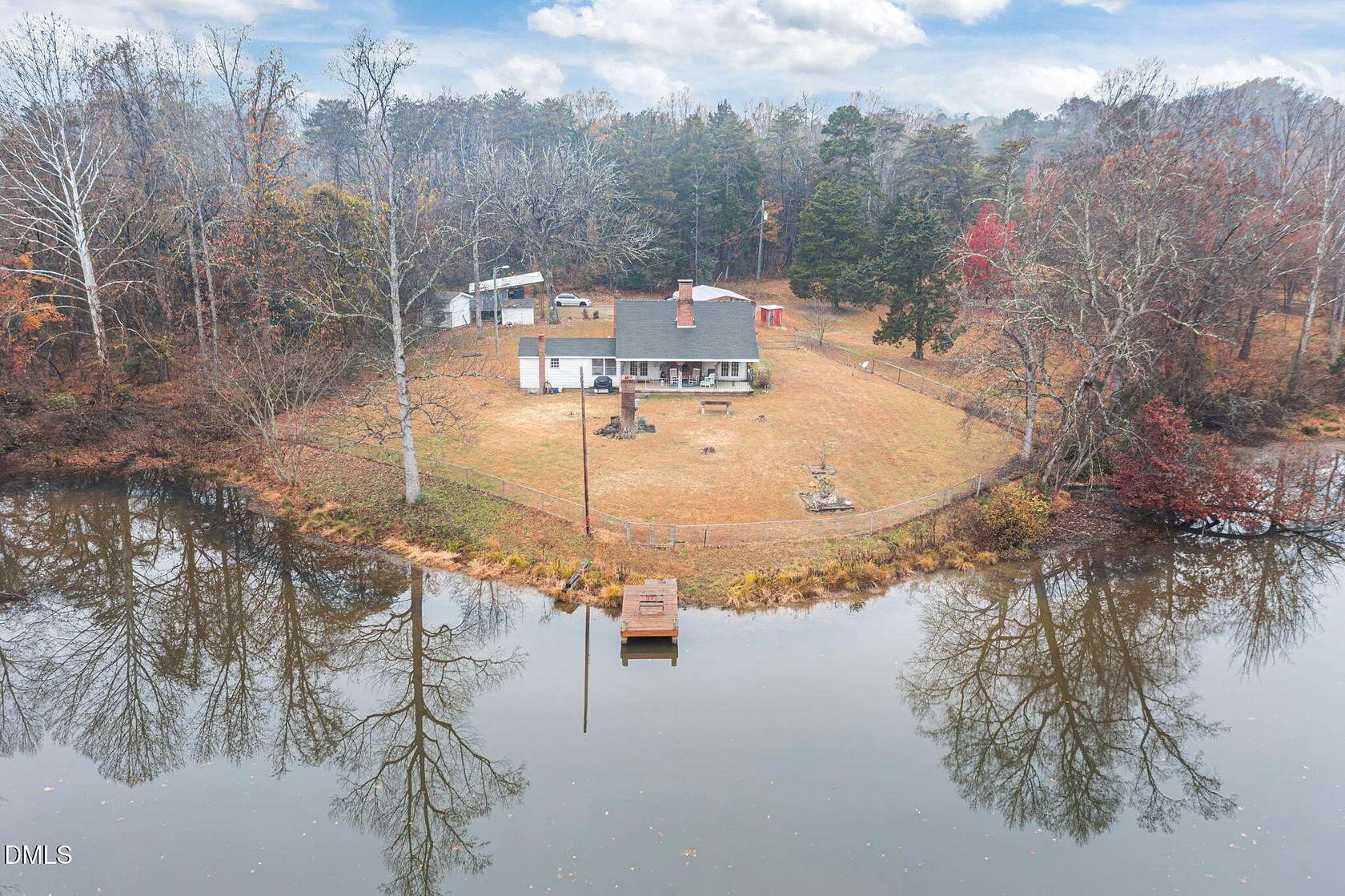 10.6 Acres of Land with Home for Sale in Burlington, North Carolina