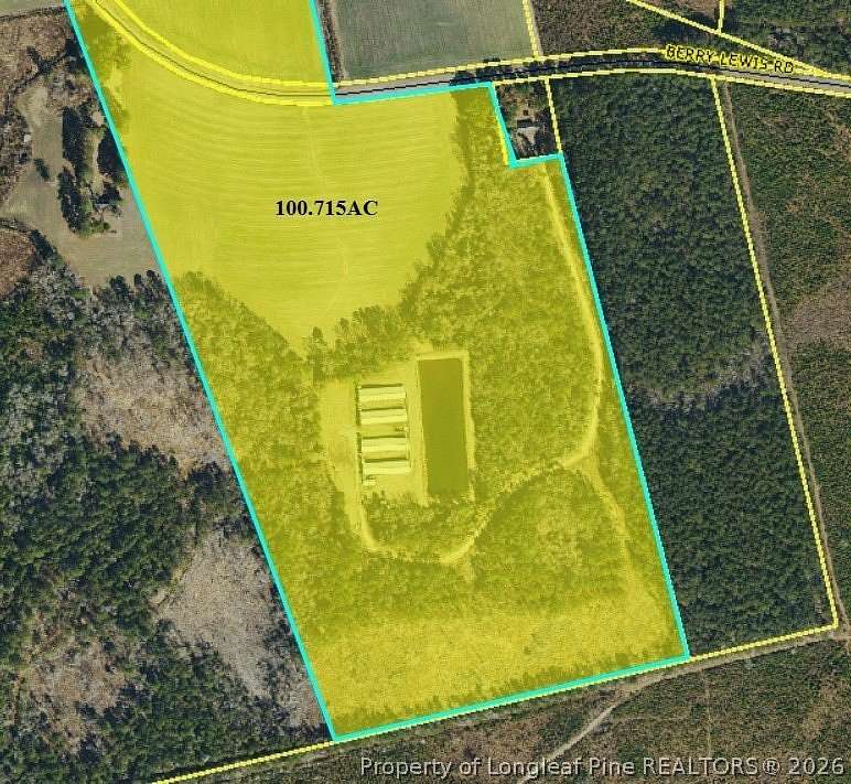 100 Acres of Recreational Land for Sale in Bladenboro, North Carolina