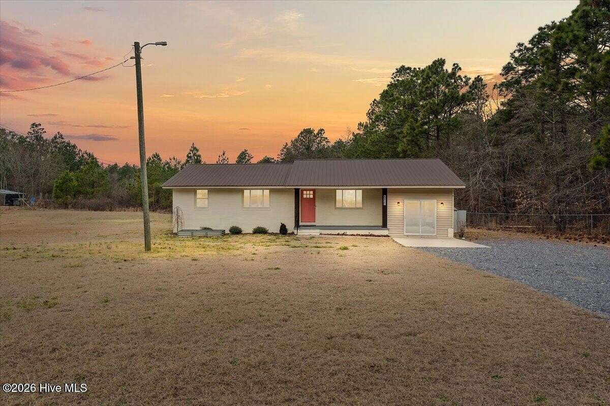 2.33 Acres of Land with Home for Lease in Jackson Springs, North Carolina