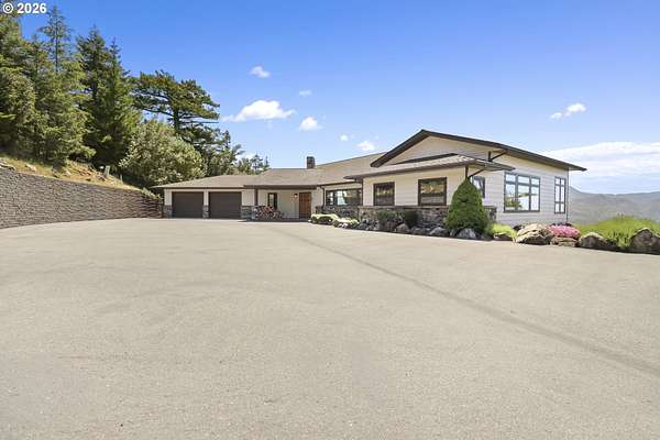 6 Acres of Land with Home for Sale in Gold Beach, Oregon