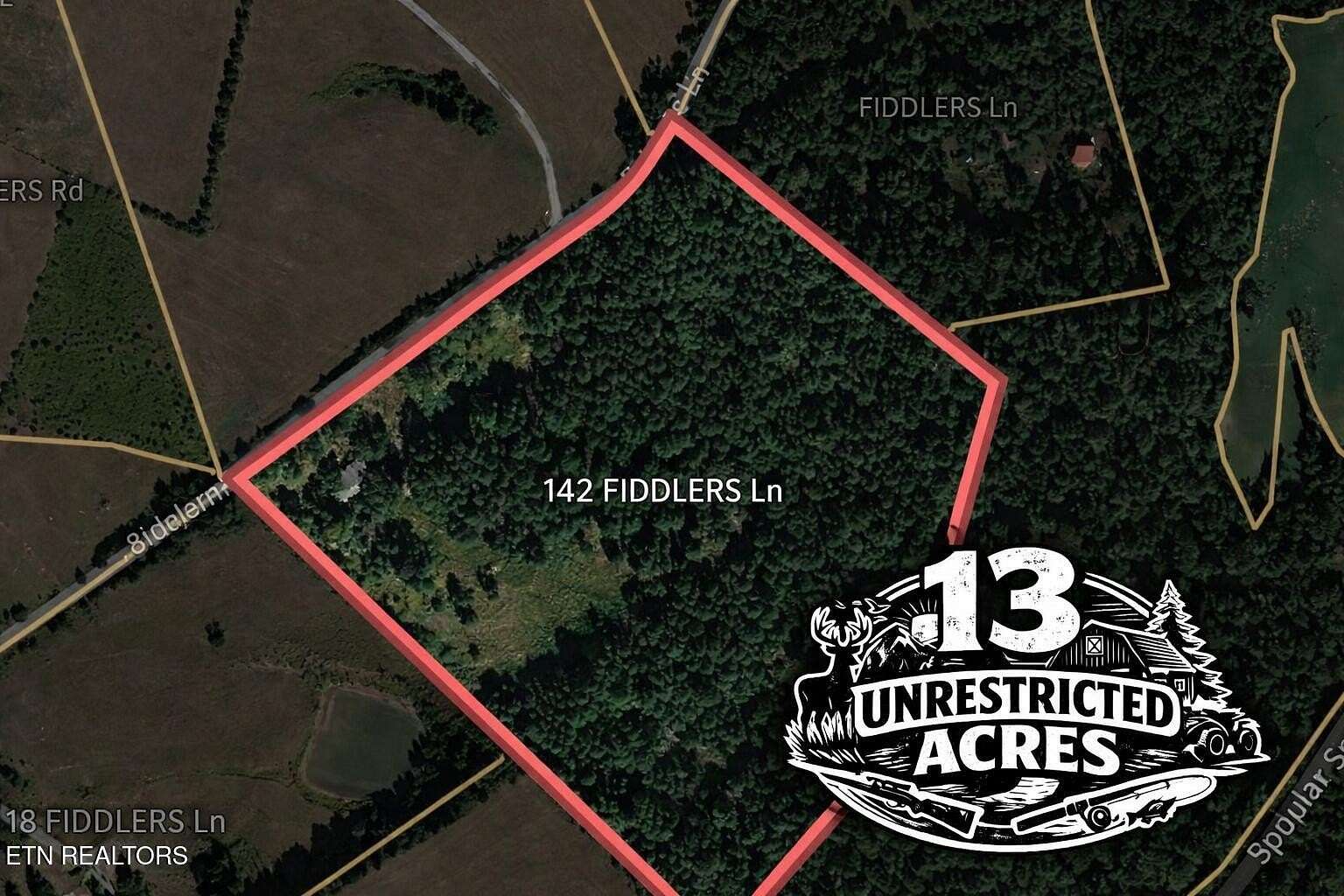 13 Acres of Land with Home for Sale in Kingston, Tennessee