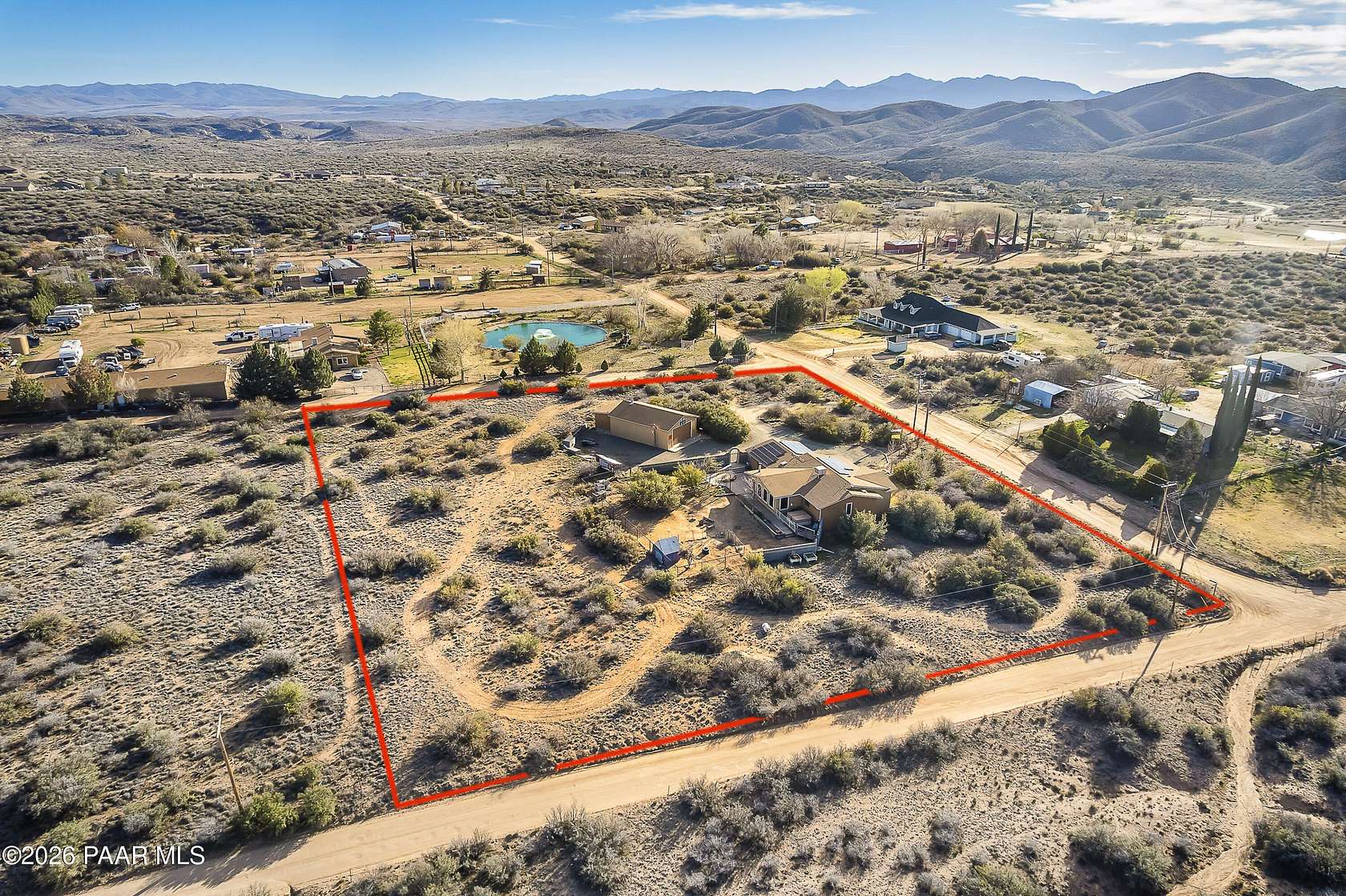 2.42 Acres of Land with Home for Sale in Skull Valley, Arizona