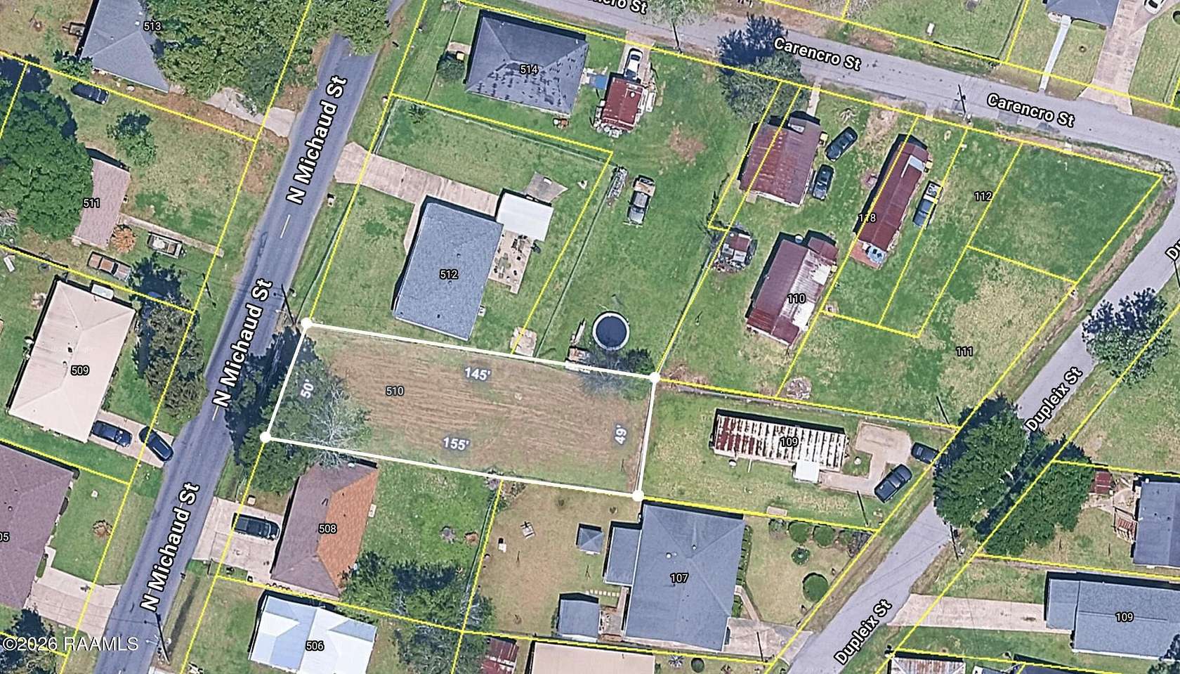 0.17 Acres of Residential Land for Sale in Carencro, Louisiana