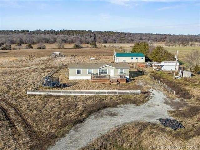 10 Acres of Land with Home for Sale in McCurtain, Oklahoma