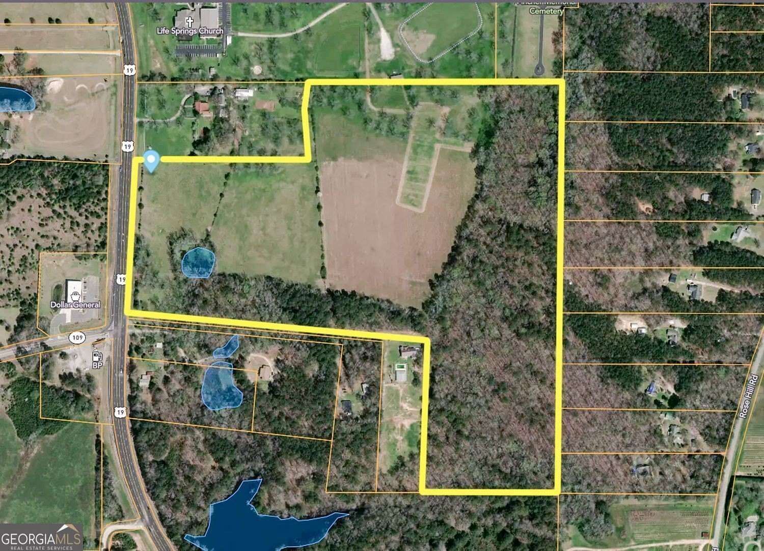 61 Acres of Land for Sale in Meansville, Georgia