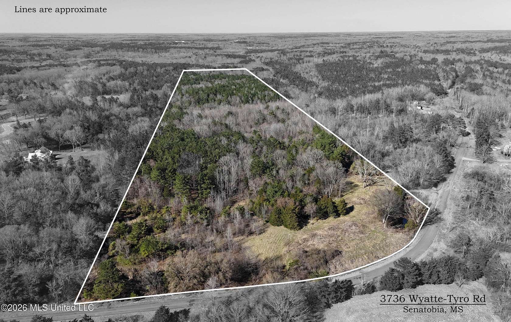44.5 Acres of Recreational & Residential Land for Sale in Senatobia, Mississippi