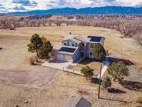 8.72 Acres of Land with Home for Sale in Fountain, Colorado