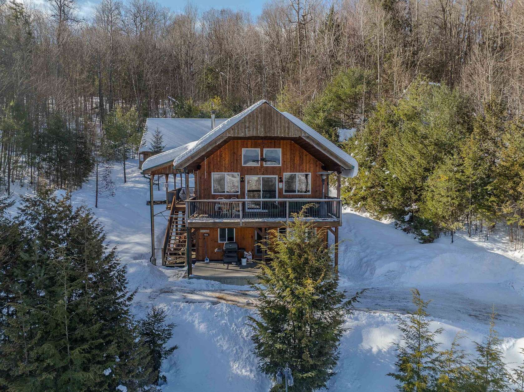 12.8 Acres of Recreational Land with Home for Sale in Guildhall, Vermont