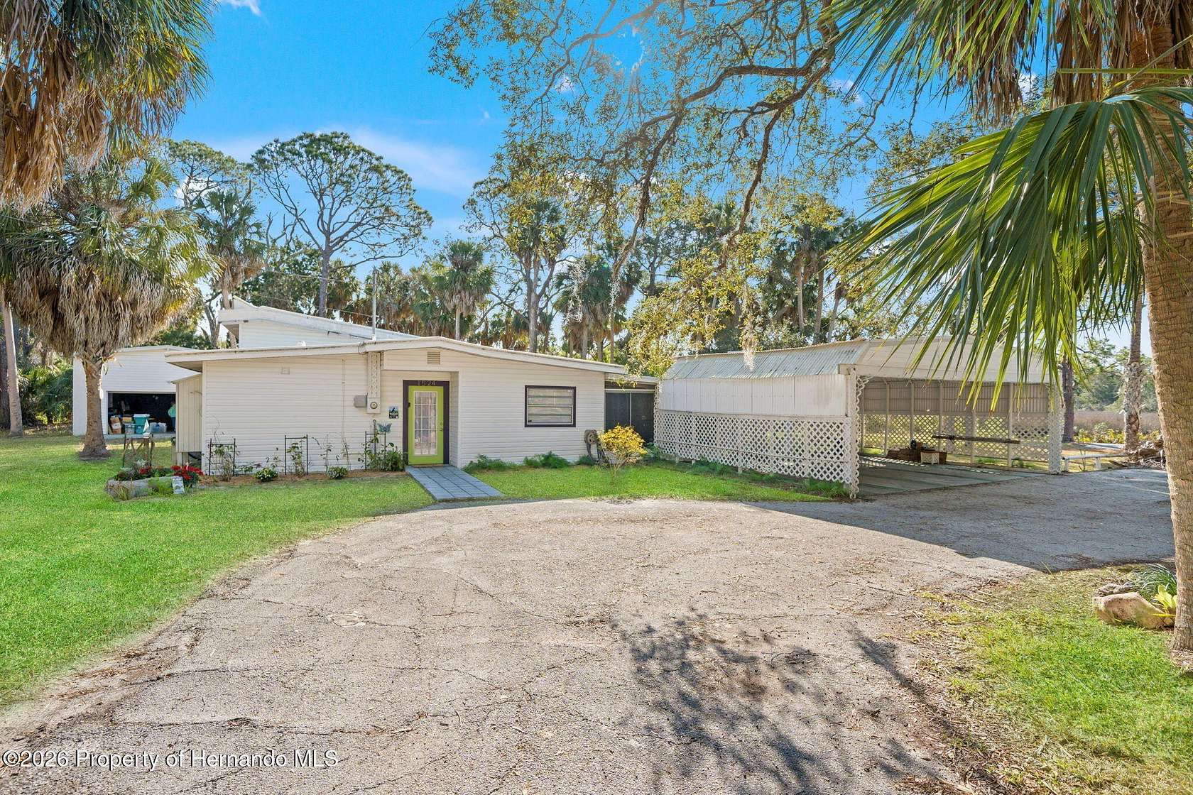 4.9 Acres of Land with Home for Sale in Hernando Beach, Florida