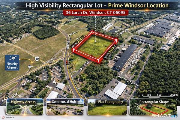 0.84 Acres of Residential Land for Sale in Windsor, Connecticut