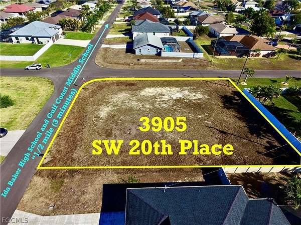 0.26 Acres of Residential Land for Sale in Cape Coral, Florida