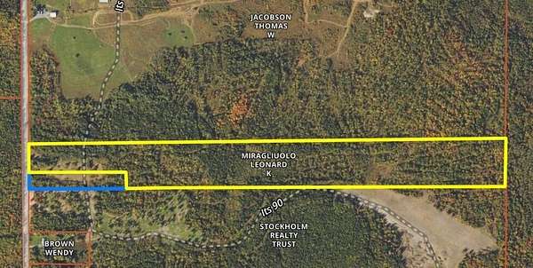 40 Acres of Recreational & Residential Land for Sale in Perham, Maine