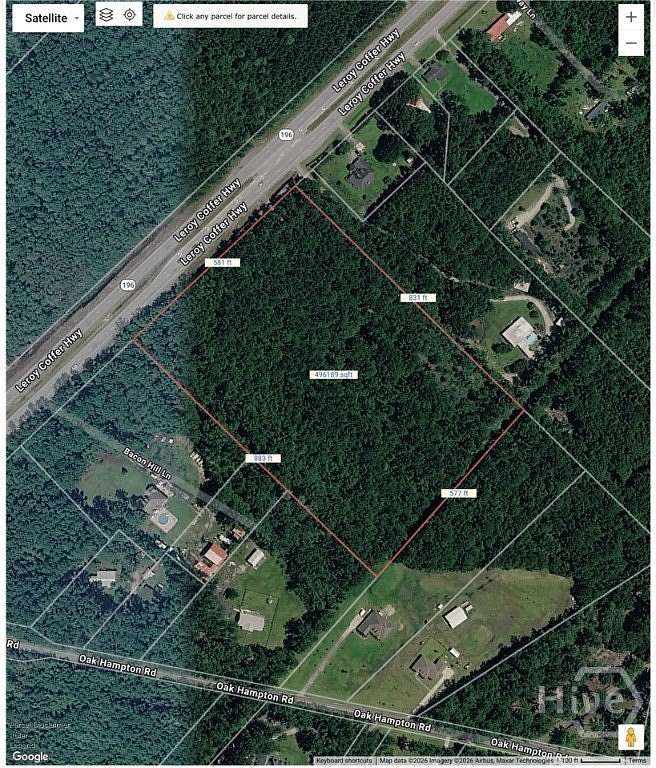 11.4 Acres of Land for Sale in Fleming, Georgia